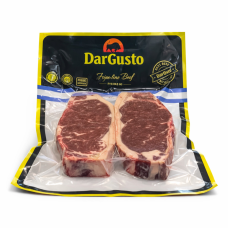 Стейк Нью-Йорк (Стріплойн) «Парочка» Аргентина Dar Gusto, 2 порційні стейки в упаковці 500 г, мармурова яловичина Ангус